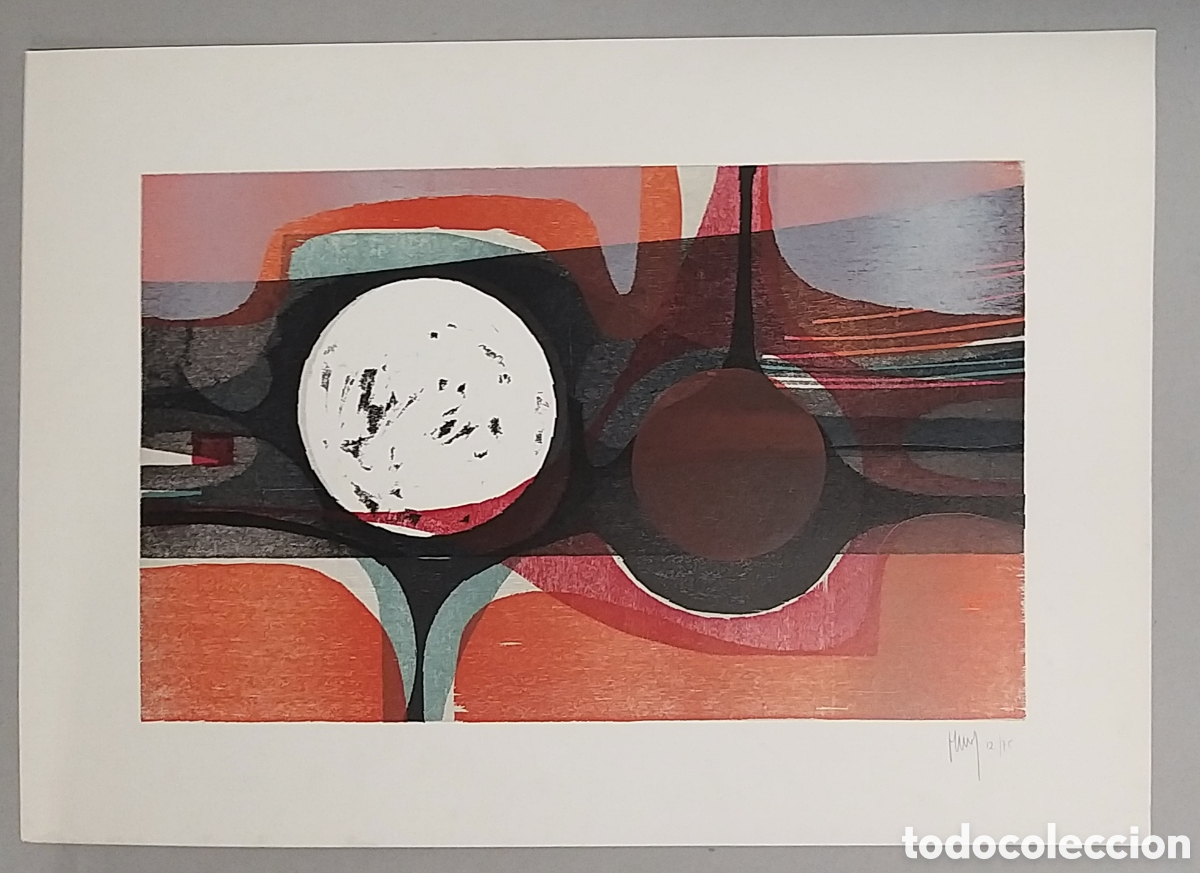 Arte: Cesar OLMOS. Serigraf&iacute;a 12/75. 1973 - Foto 1