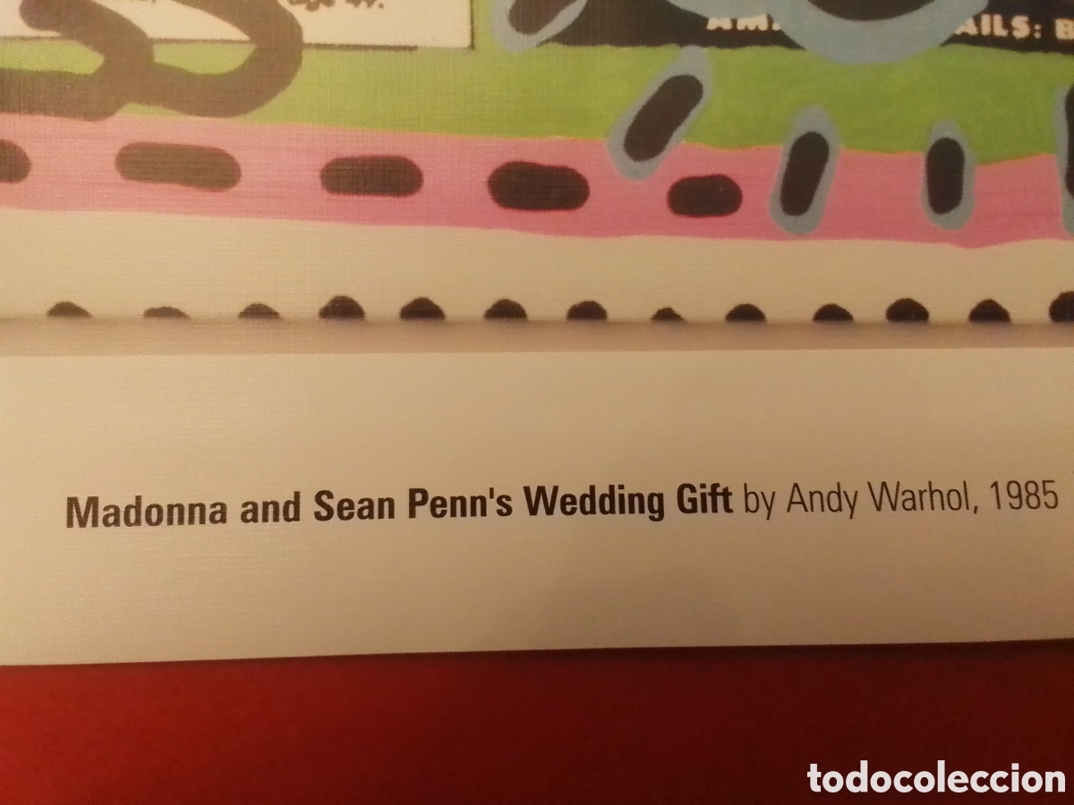 Arte: &rdquo;Madonna y Sean Penn&rdquo; de Andy Warhol - Foto 2