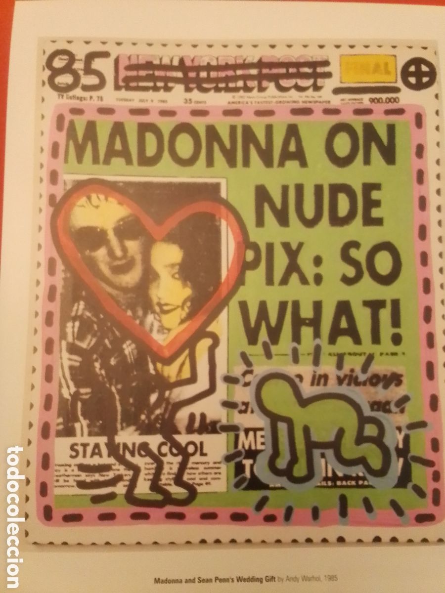 Arte: &rdquo;Madonna y Sean Penn&rdquo; de Andy Warhol - Foto 1