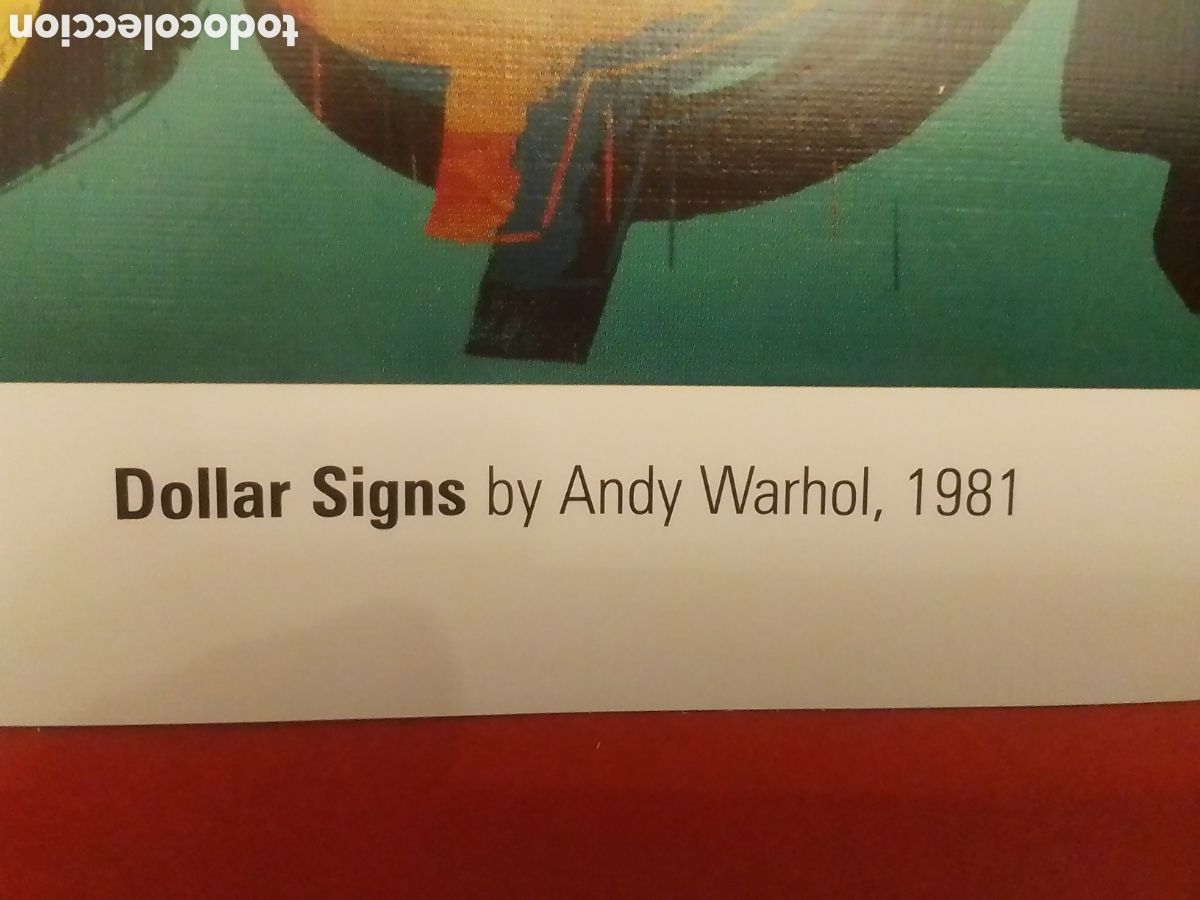Arte: &rdquo;DOLLAR SIGNS&rdquo; de Andy Warhol - Foto 2