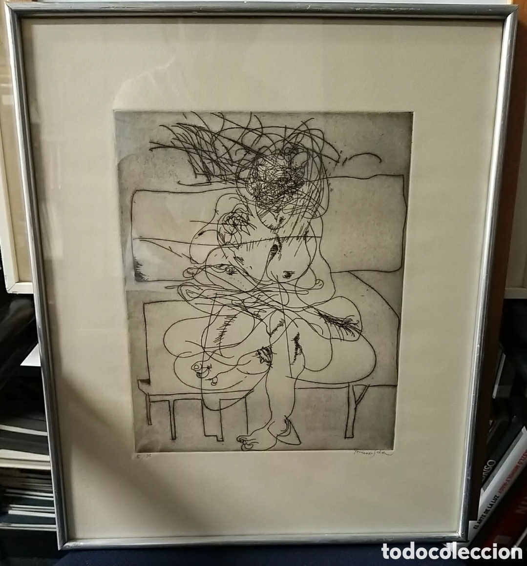 Arte: Fernando S&aacute;ez. Aguafuerte&nbsp; 5/75 - Foto 5