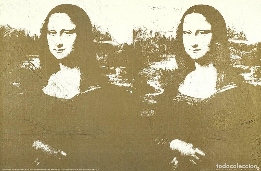 Arte: Andy Warhol DOS MONA LISA DE ORO - Foto 1