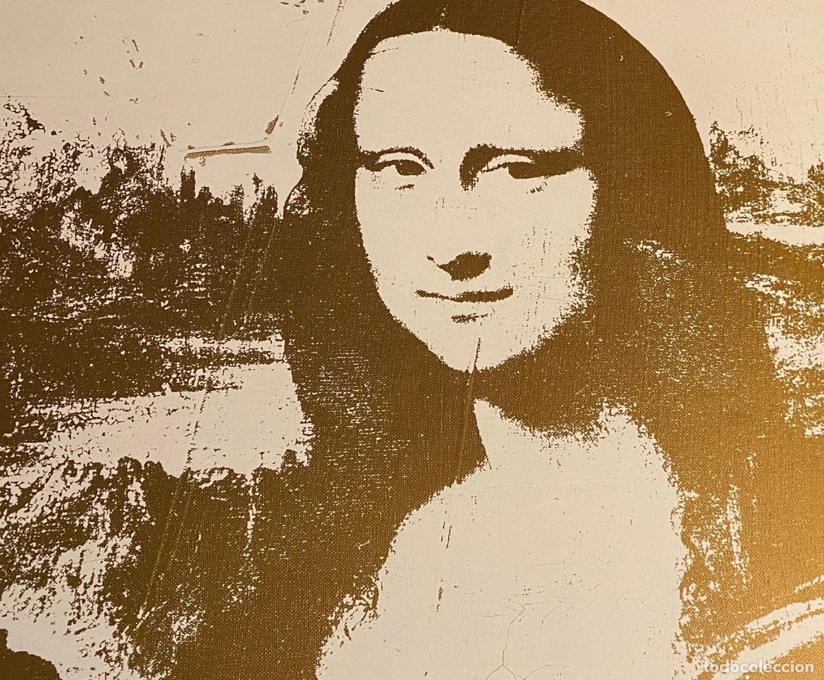 Arte: Andy Warhol DOS MONA LISA DE ORO - Foto 4