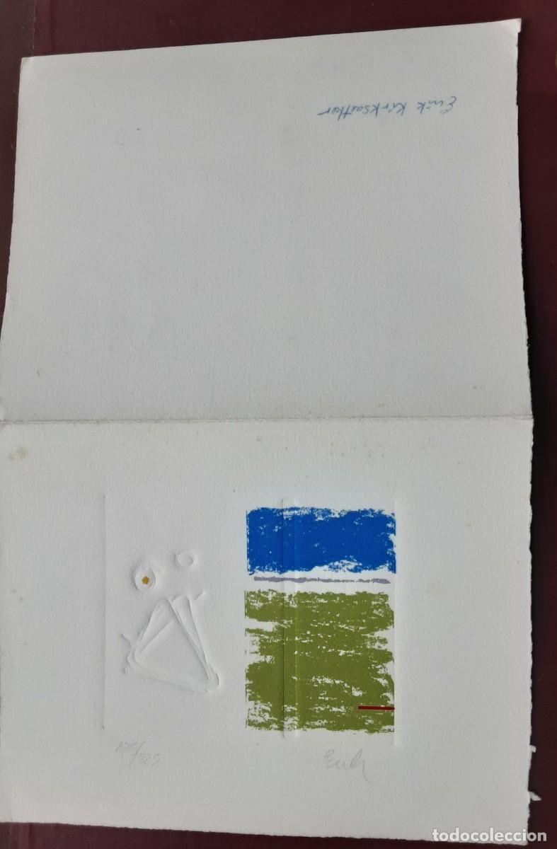 Arte: Serigraf&iacute;a de Erik Kirksaether, firmada y numerada - Foto 1