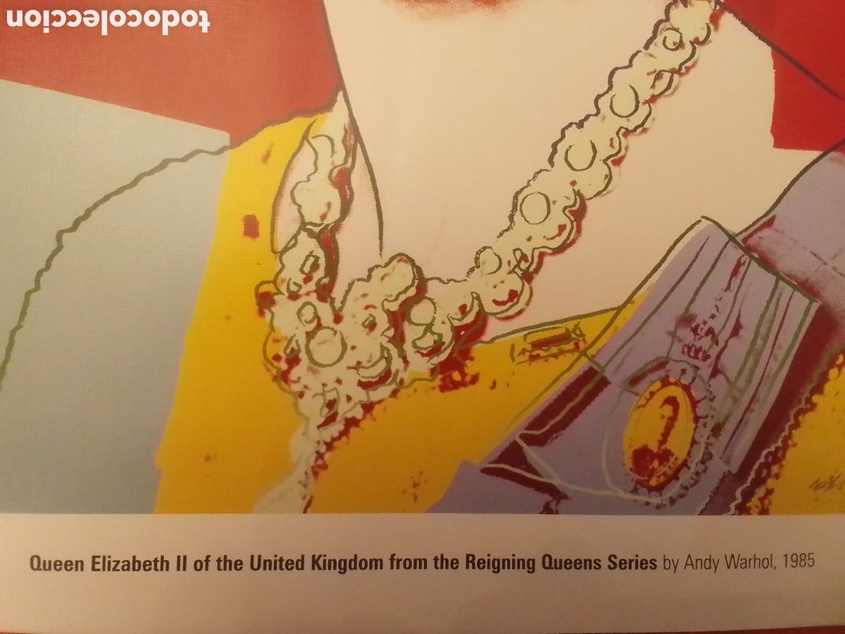 Arte: &rdquo;Queen Elizabeth ll&rdquo; de Andy Warhol - Foto 2
