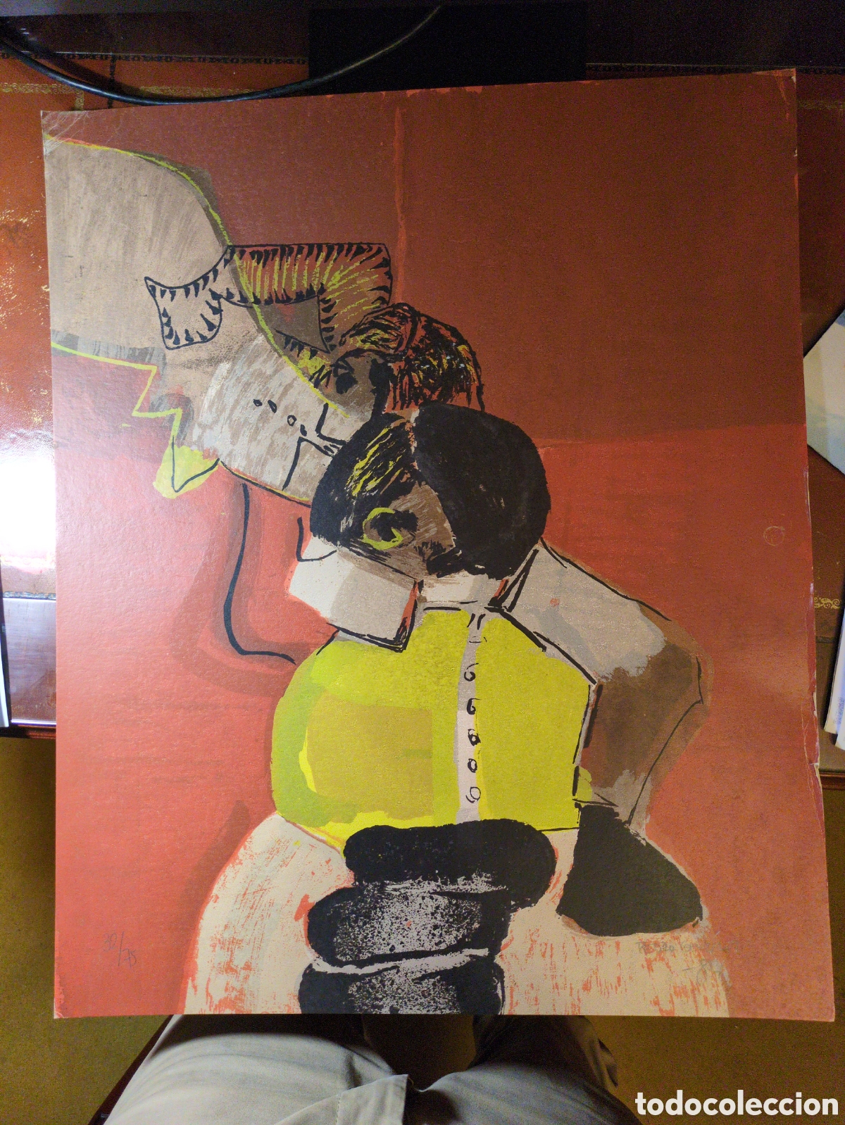 Arte: Serigraf&iacute;a firmada de Pedro Gonzalez - Foto 1