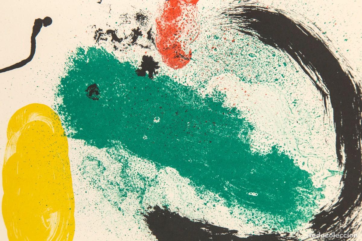 Arte: JOAN MIR&Oacute; - LITOGRAF&Iacute;A - 1964 - Foto 2