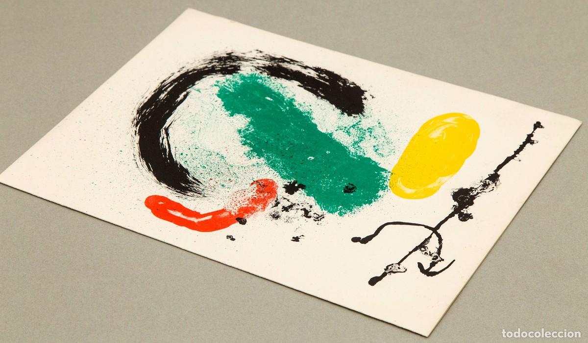Arte: JOAN MIR&Oacute; - LITOGRAF&Iacute;A - 1964 - Foto 3