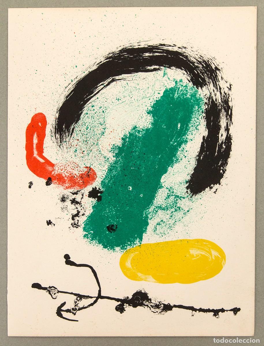 Arte: JOAN MIR&Oacute; - LITOGRAF&Iacute;A - 1964 - Foto 1