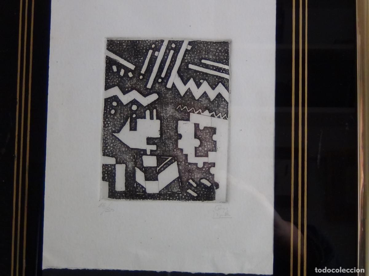 Arte: Aguafuerte numerada y firmada. - Foto 4