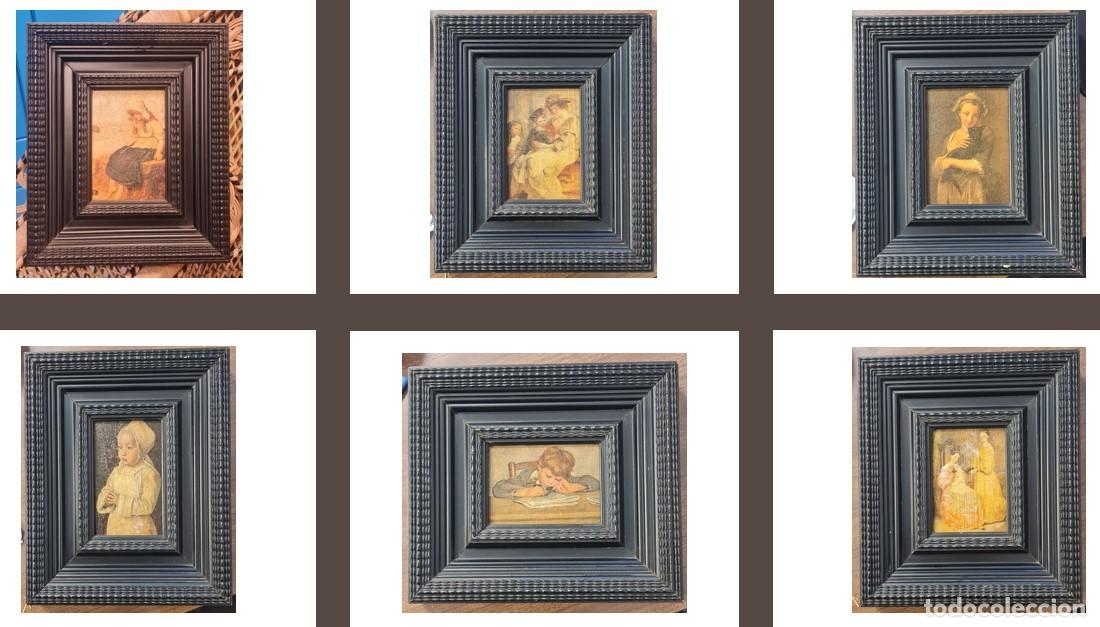 Arte: 6 Obras litogr&aacute;ficas sobre madera - Foto 1