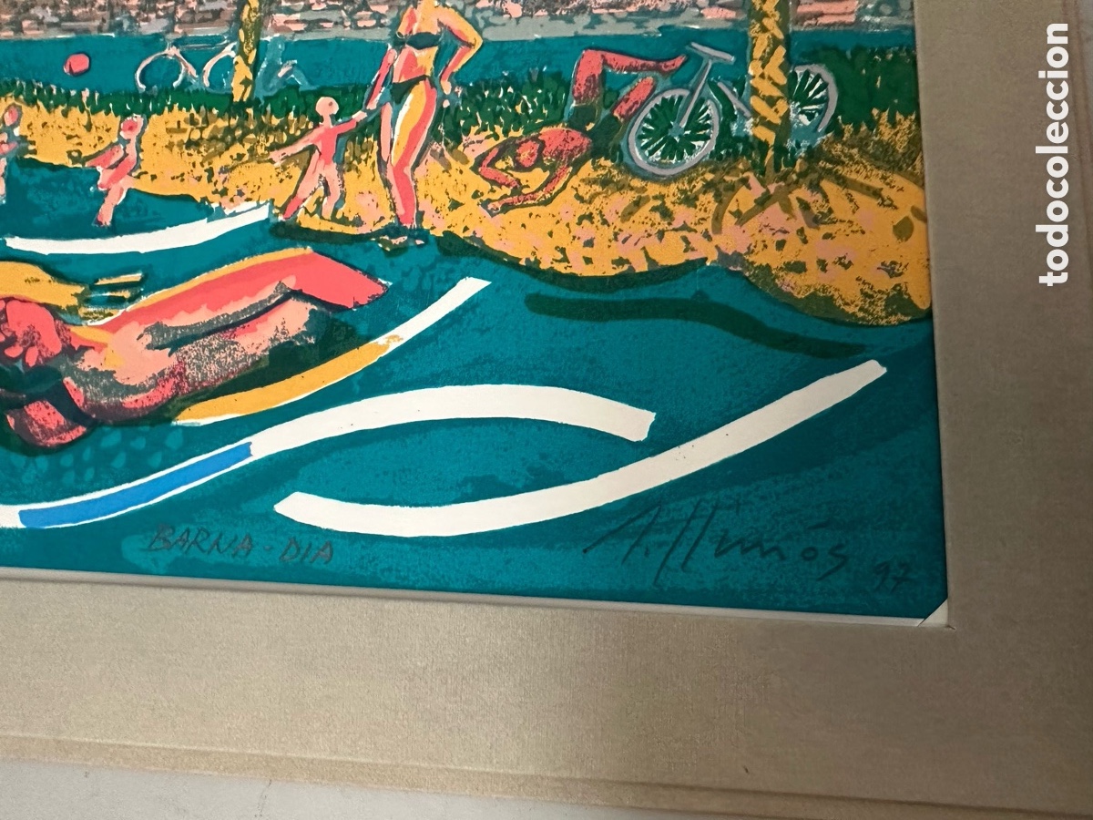 Arte: Serigrafia original del pintor ROBERT LLIMOS - Foto 2