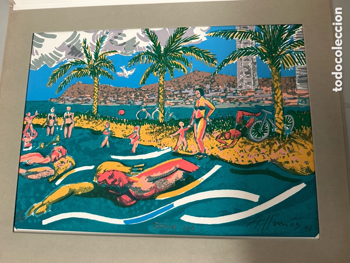 Arte: Serigrafia original del pintor ROBERT LLIMOS - Foto 1