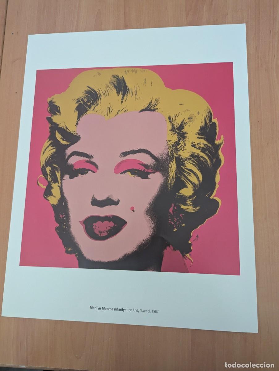Arte: 2 L&Aacute;MINAS DE ANDY WARHOL: MARILYN MONROE Y CAMPBELL&acute;S - Foto 2