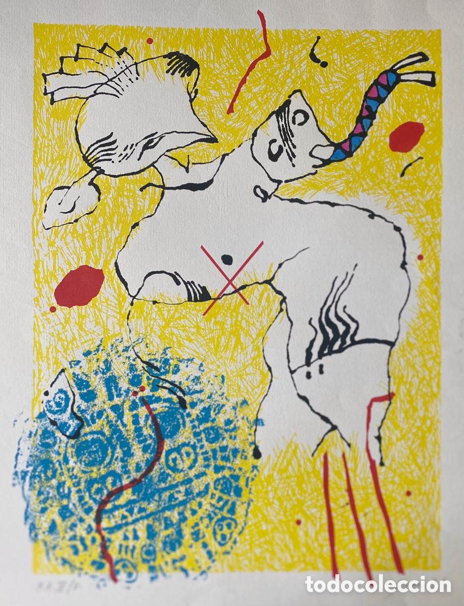 Arte: ACACIO PUIG . Serigraf&iacute;a - Foto 3