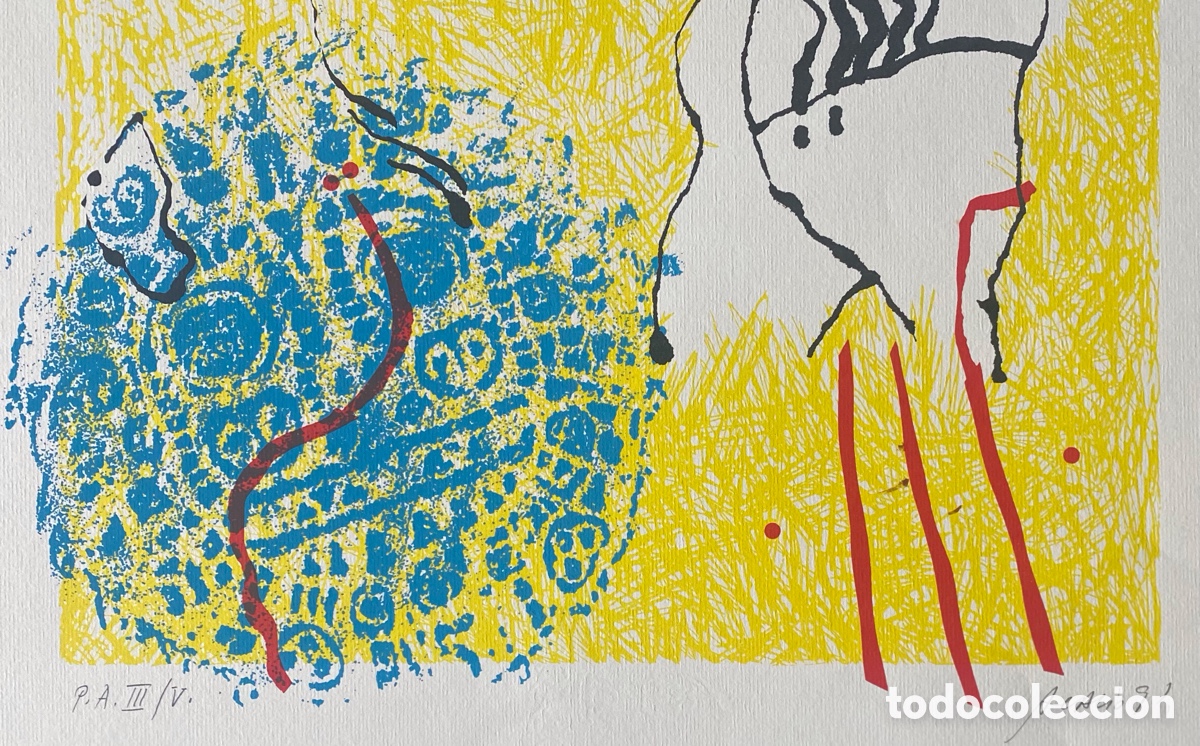 Arte: ACACIO PUIG . Serigraf&iacute;a - Foto 7