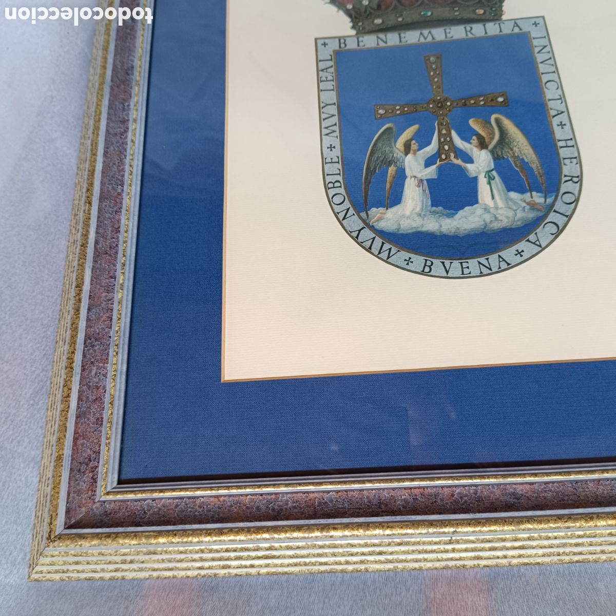 Arte: Cuadro Escudo Ciudad de Oviedo - Foto 6