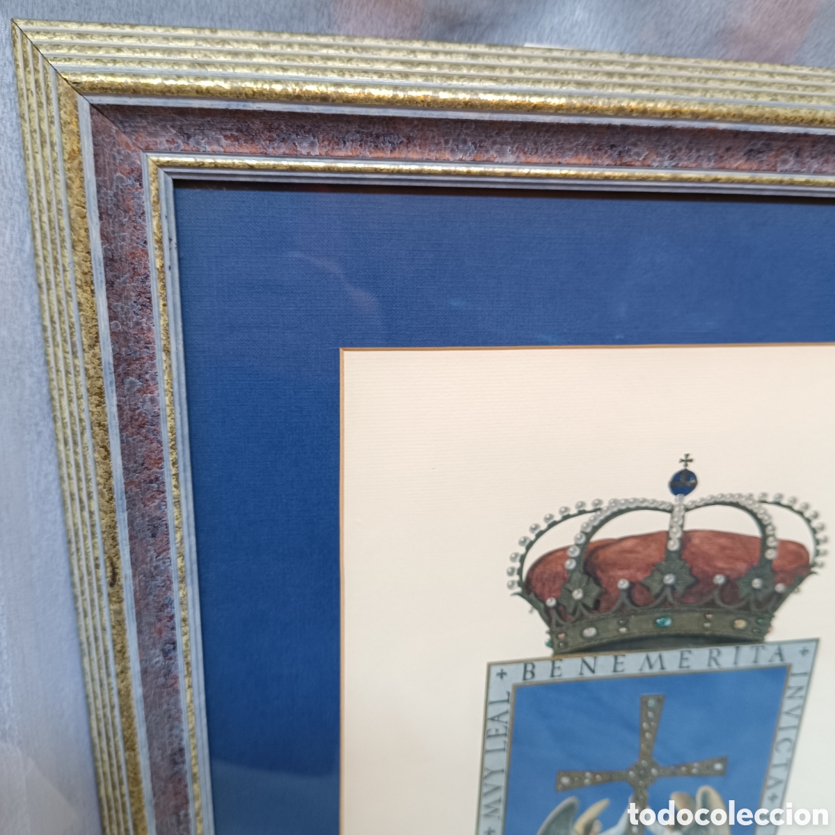 Arte: Cuadro Escudo Ciudad de Oviedo - Foto 8