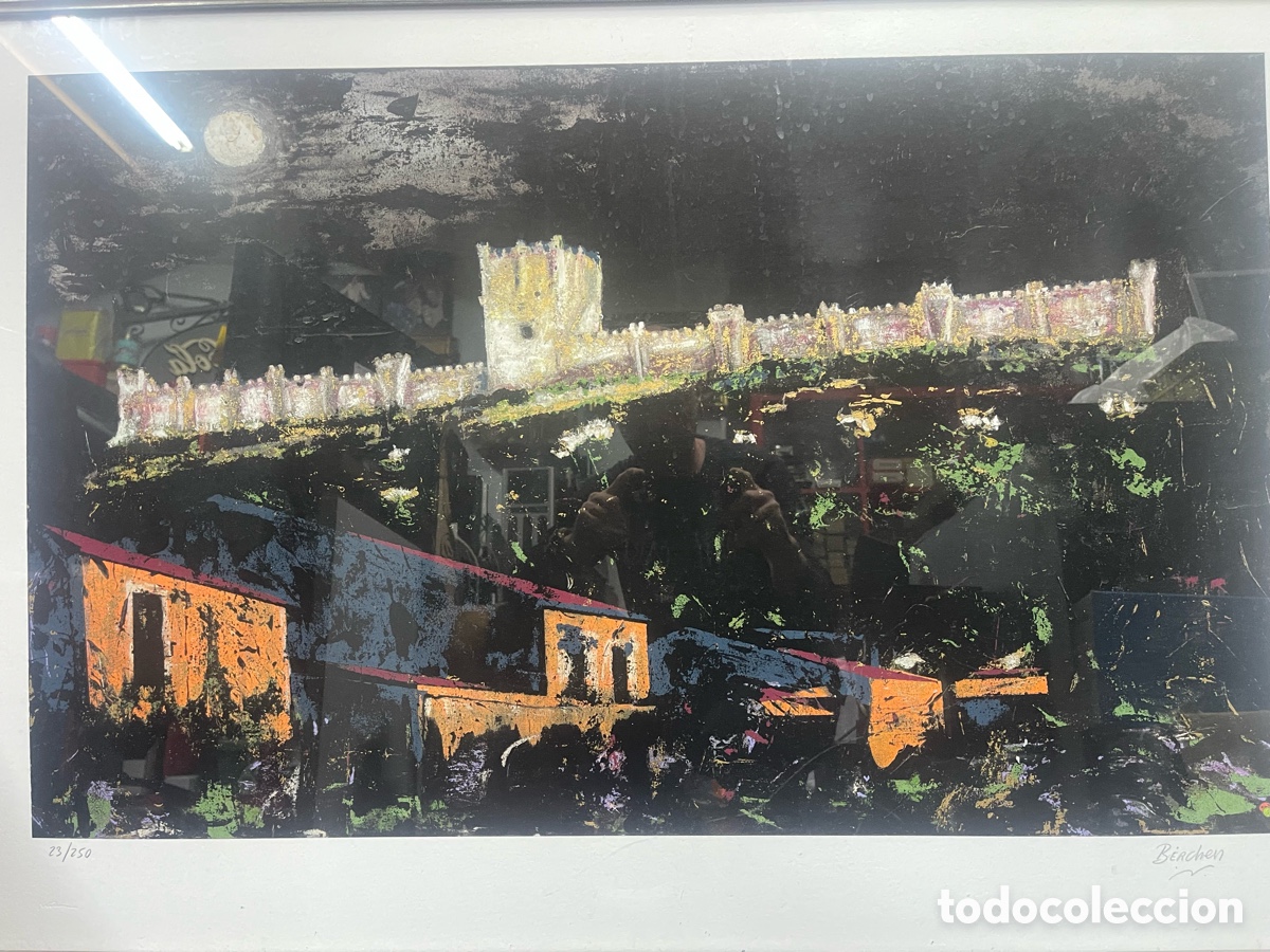 Arte: Grabado Berchem Castillo Pe&ntilde;afiel - Foto 2