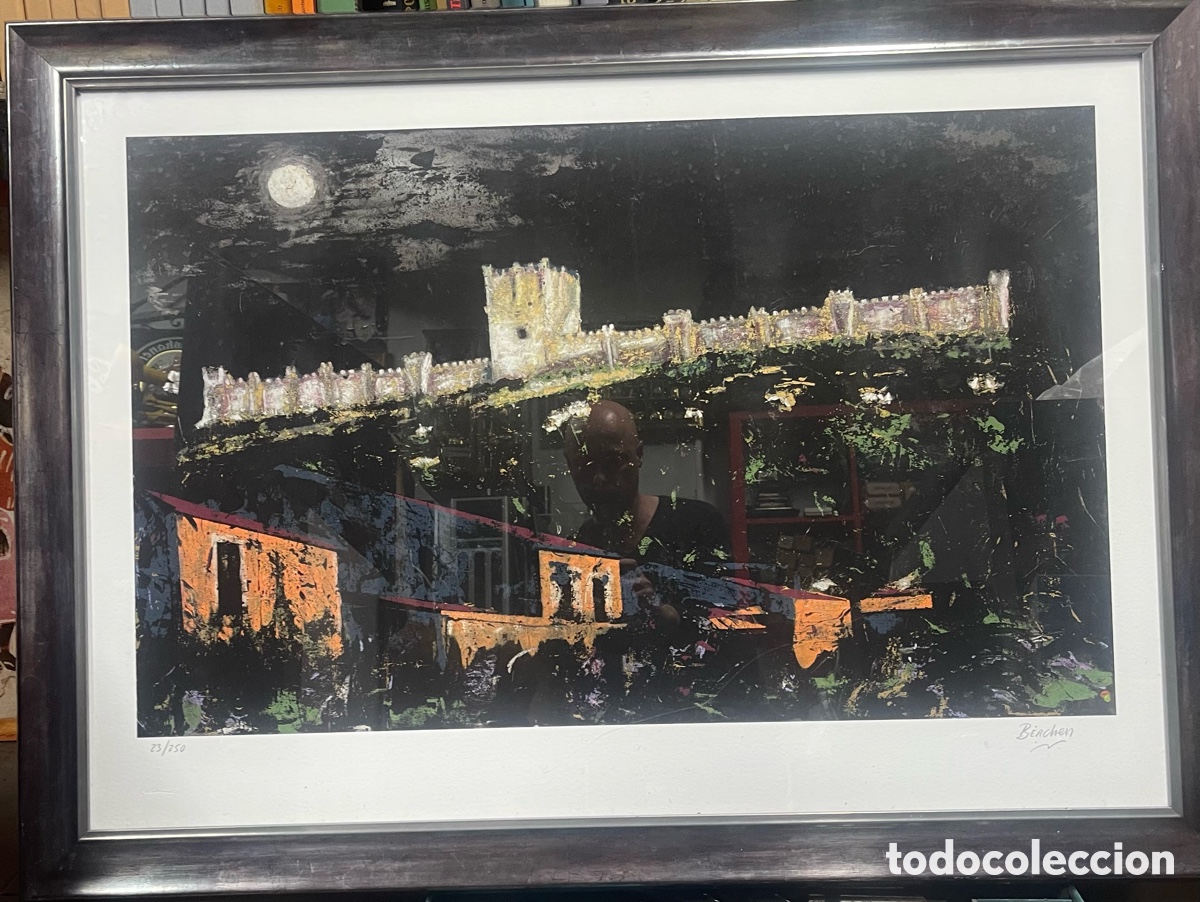 Arte: Grabado Berchem Castillo Pe&ntilde;afiel - Foto 1