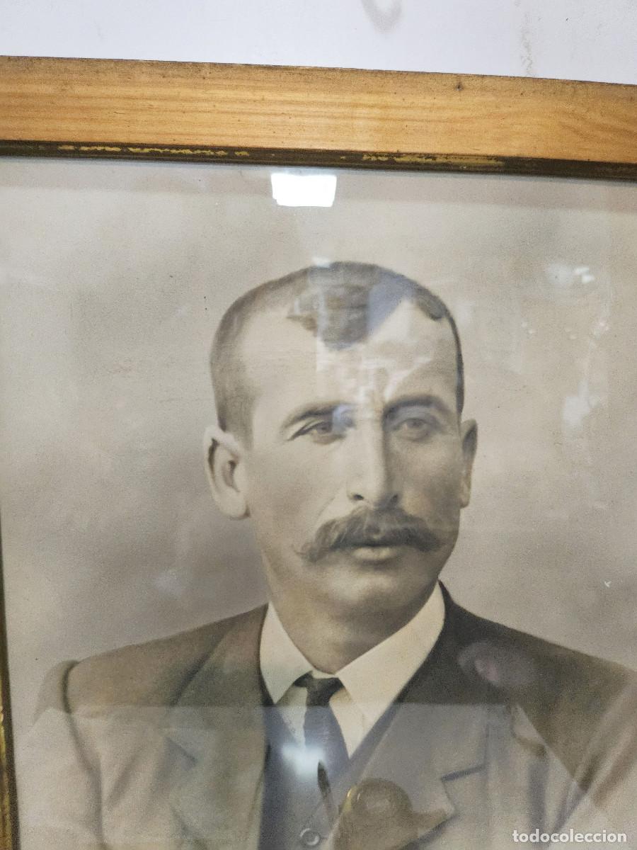 Arte: marco antiguo con retrato - Foto 2