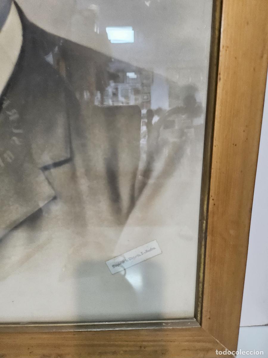 Arte: marco antiguo con retrato - Foto 3