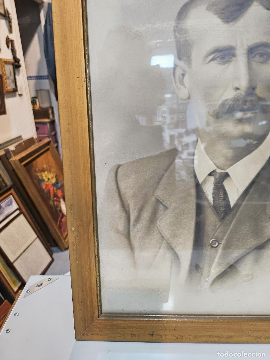 Arte: marco antiguo con retrato - Foto 4