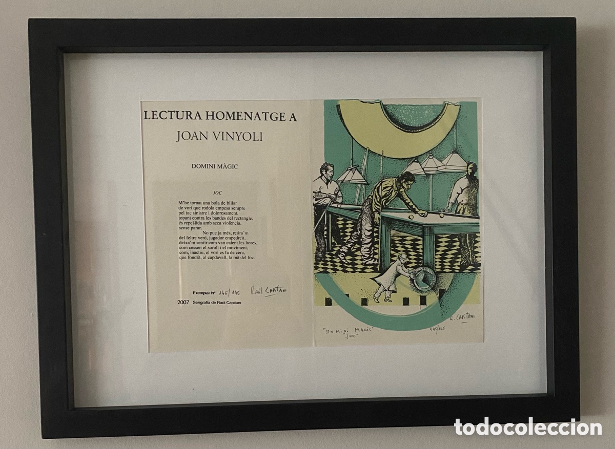 Arte: Cuadro serigraf&iacute;a de Raul Capitani - Foto 6