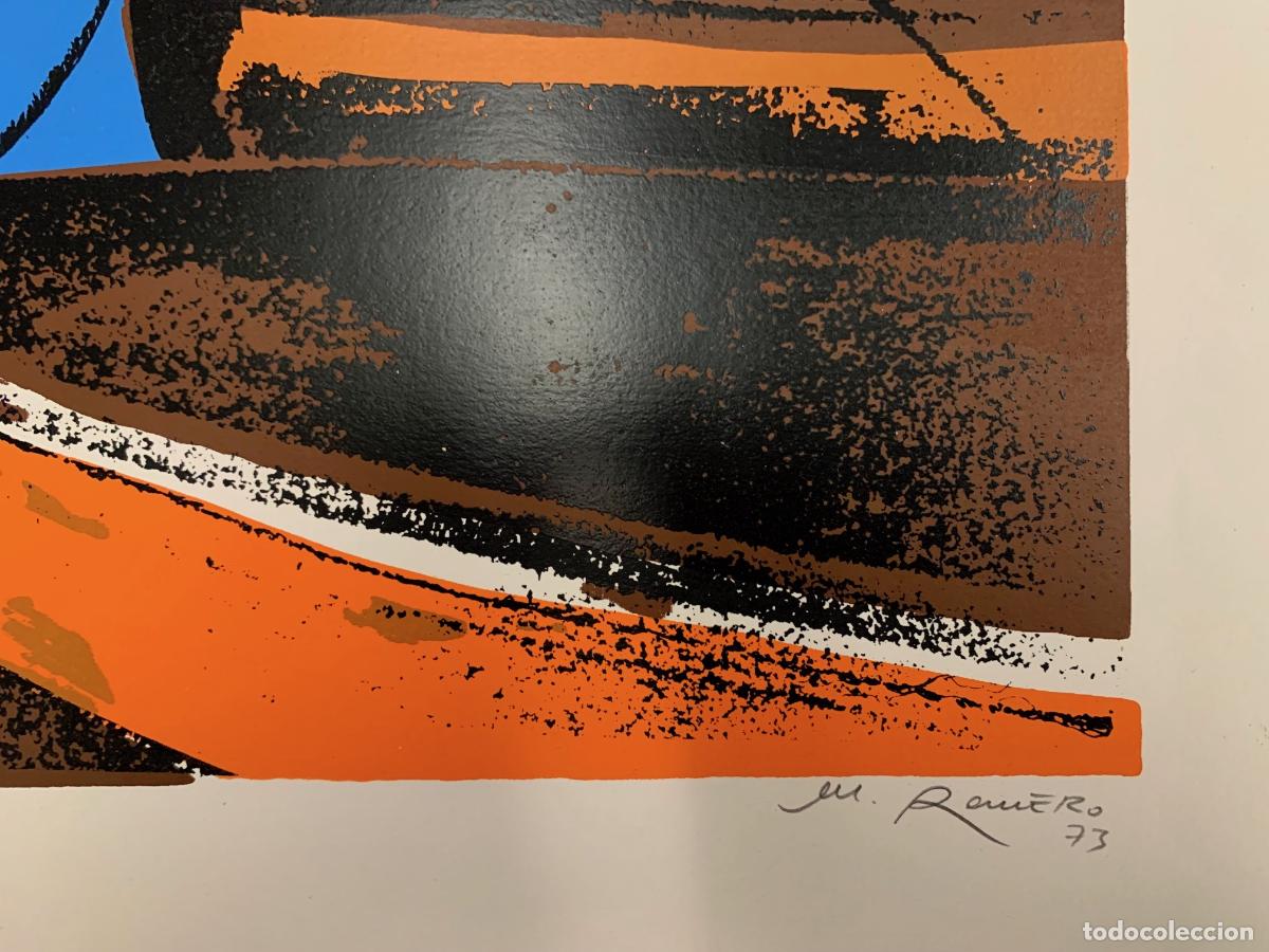 Arte: SERIGRAF&Iacute;A &rdquo;SIN T&Iacute;TULO&rdquo;. M. ROMERO, 1973. - Foto 3