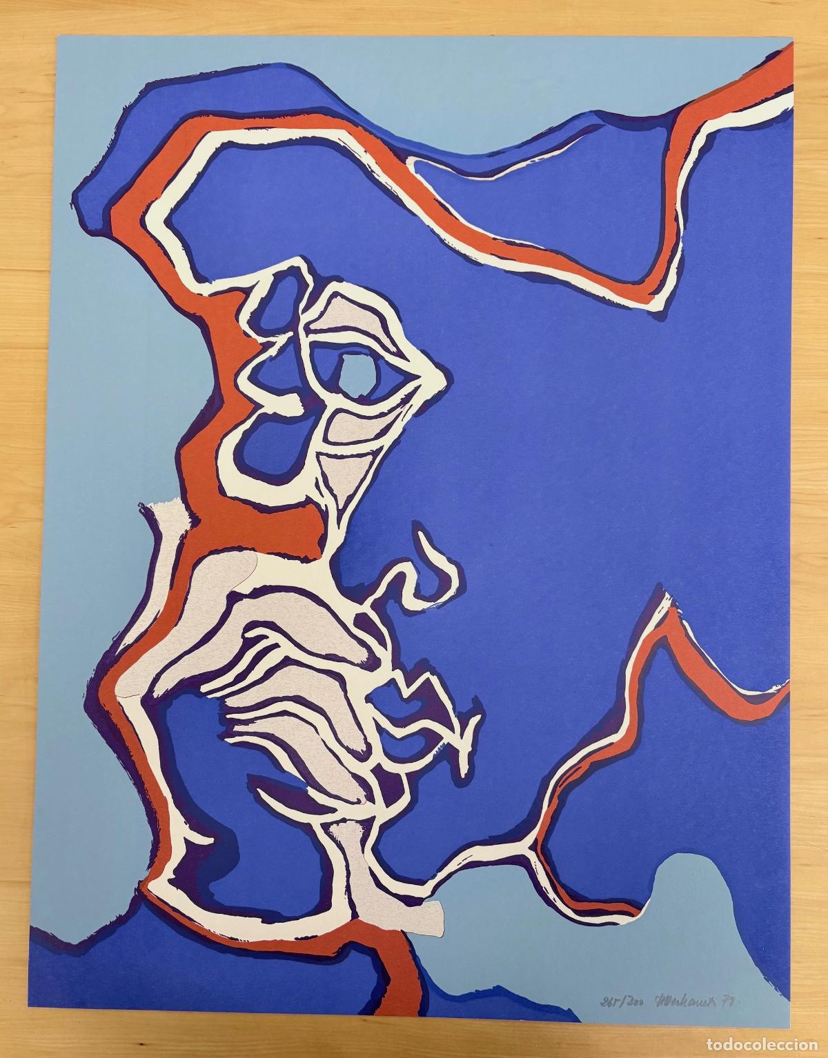 Arte: SERIGRAF&Iacute;A &rdquo;SIN T&Iacute;TULO&rdquo;. HENRI DECHANET, 1978. - Foto 1