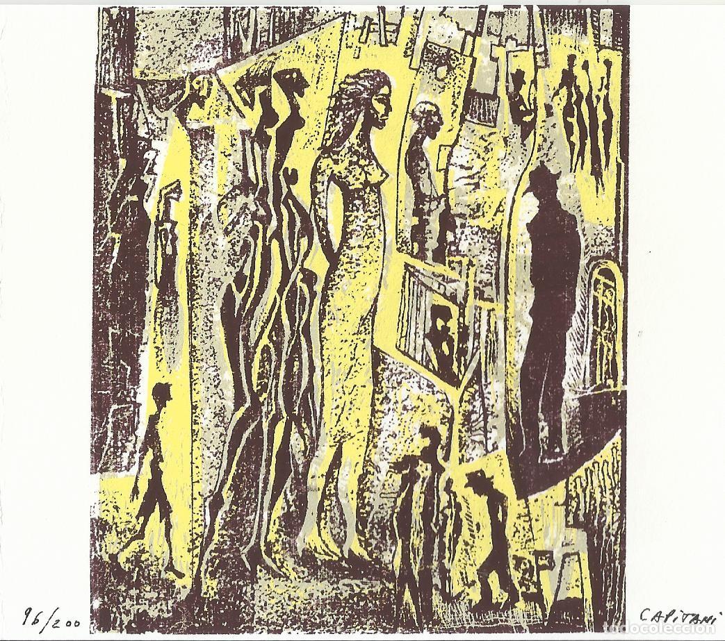 Art: Raul Capitani. Serigrafia &rdquo;Buenos Aires&rdquo;. Firmada a mano. Numerada 96/200. El Tango. 1996.