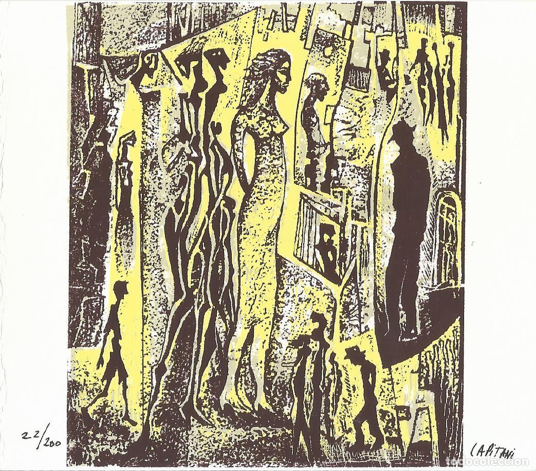 Art: Raul Capitani. Serigrafia &rdquo;Buenos Aires&rdquo;. Firmada a mano. Numerada 22/200. El Tango. 1996.