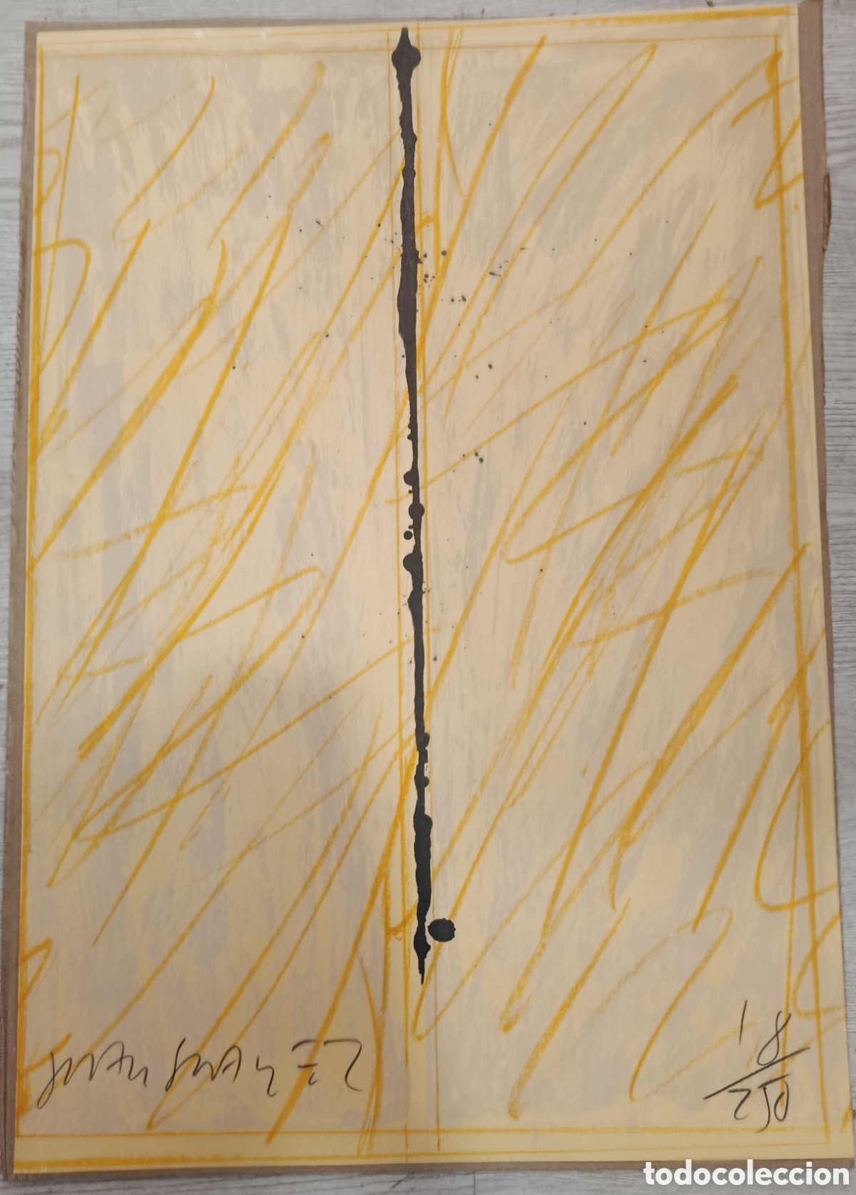 Arte: Juan Su&aacute;rez. Sin t&iacute;tulo &rdquo;Sin t&iacute;tulo&rdquo;. Serigraf&iacute;a sobre papel. - Foto 2