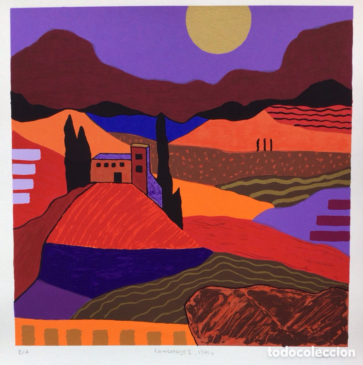 Arte: Serigraf&iacute;a Ronald Boonacker Lombardije I Italy