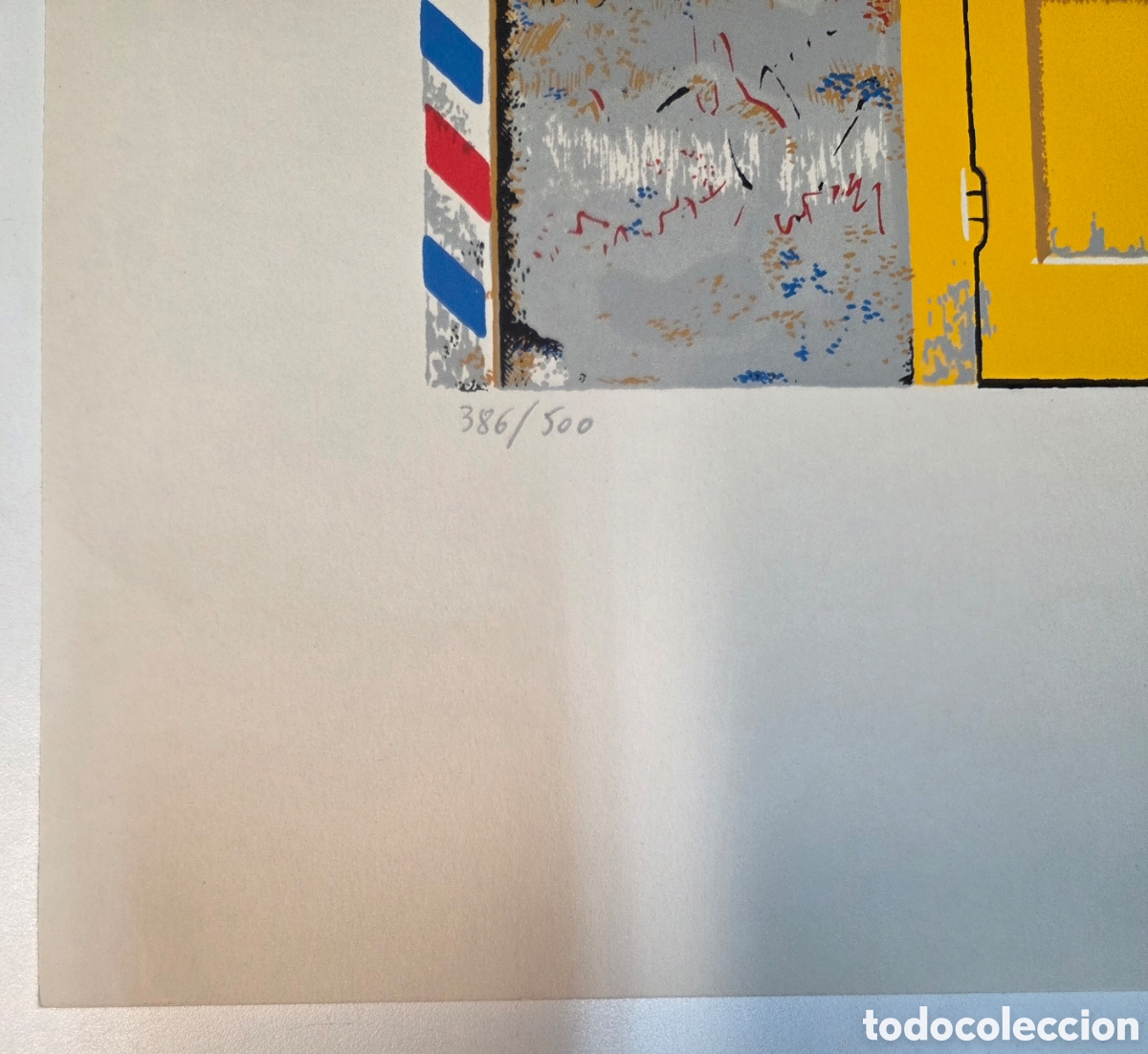 Arte: Alfredo Alca&iacute;n. Serigraf&iacute;a 1972 - Foto 2