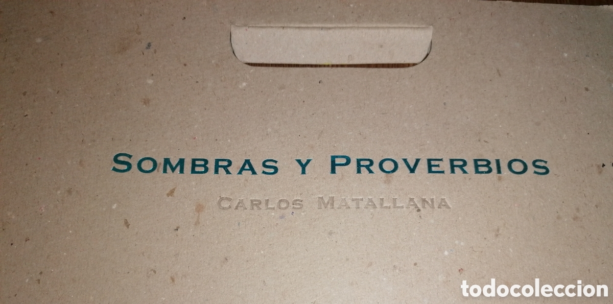 Arte: CARLOS MATALLANA MANRIQUE - SOMBRAS Y PROVERBIOS - 3 Serigraf&iacute;as