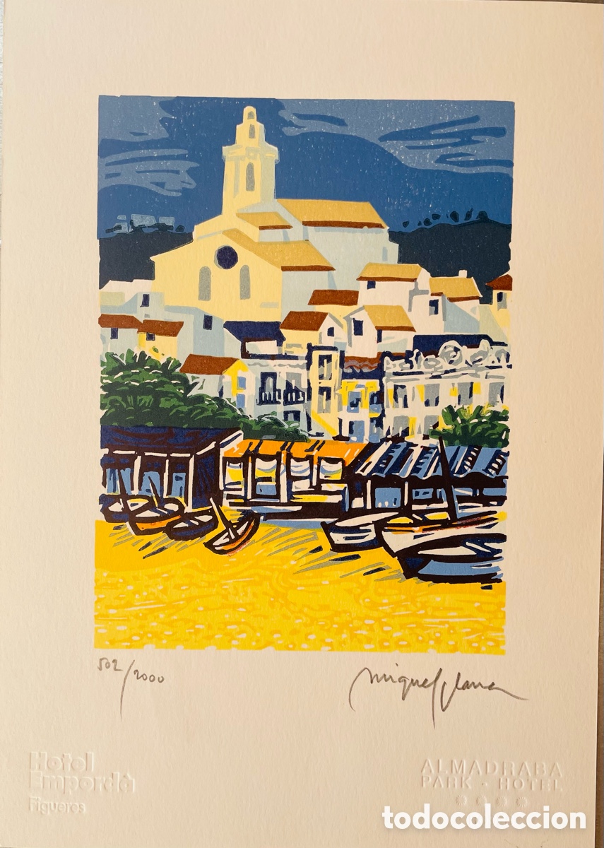 Arte: Miquel Plana i Corco. Serigraf&iacute;a 20 x 16 cm