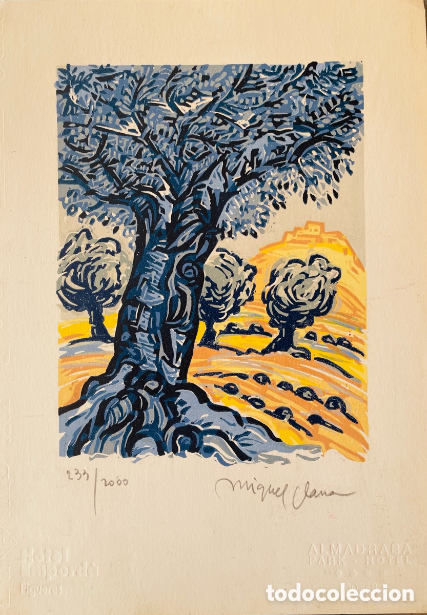 Arte: Miquel Plana i Corco. Serigraf&iacute;a 20 x 16 cm