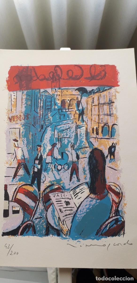 Arte: Ram&oacute;n Moscard&oacute;.Serigraf&iacute;a firmada a l&aacute;piz.1997