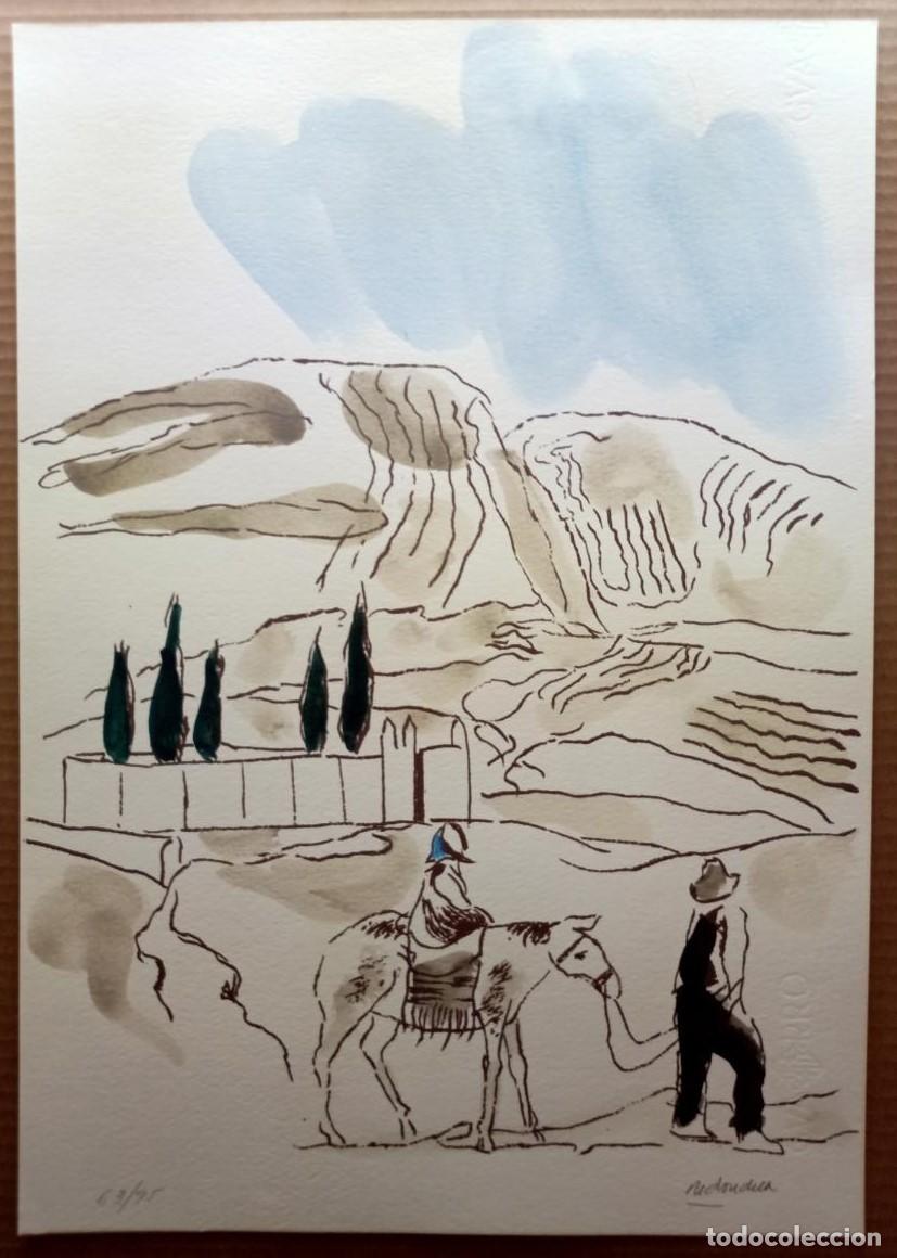 Art: Agust&iacute;n REDONDELA (Madrid 1922-15) serigraf&iacute;a 52x36 de 1978 firma l&aacute;piz y /95 Cifuentes Guadalajara