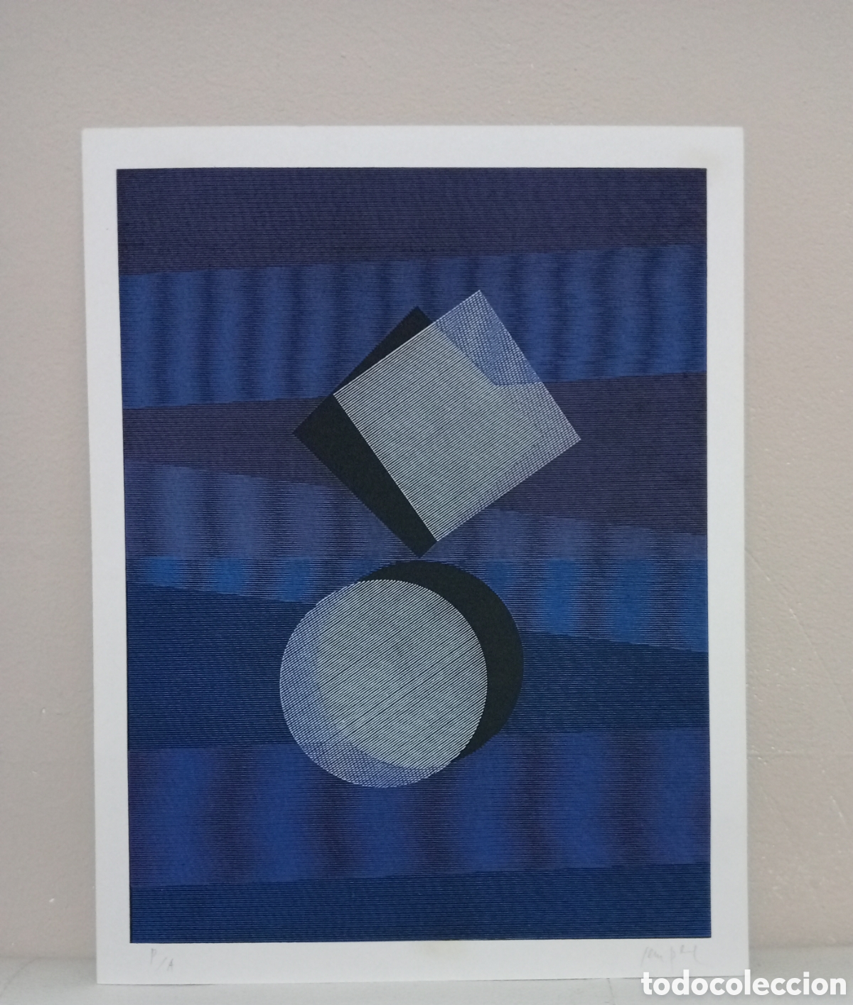 Arte: Litograf&iacute;a Sempere. P/A