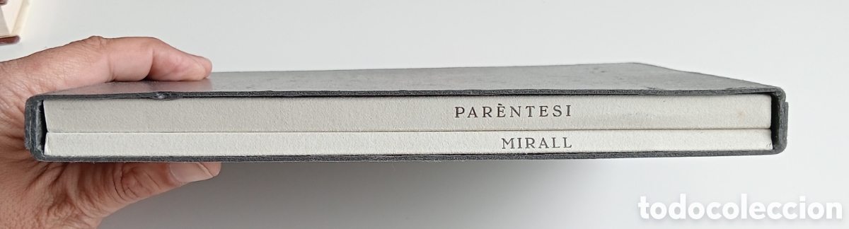 Art: Libro de artista &ldquo;Par&egrave;ntesi / Mirall&rdquo; &ndash; Joan Brossa / Llu&iacute;s Pessa / Fusako Yasuda &ndash; 1991 &ndash;