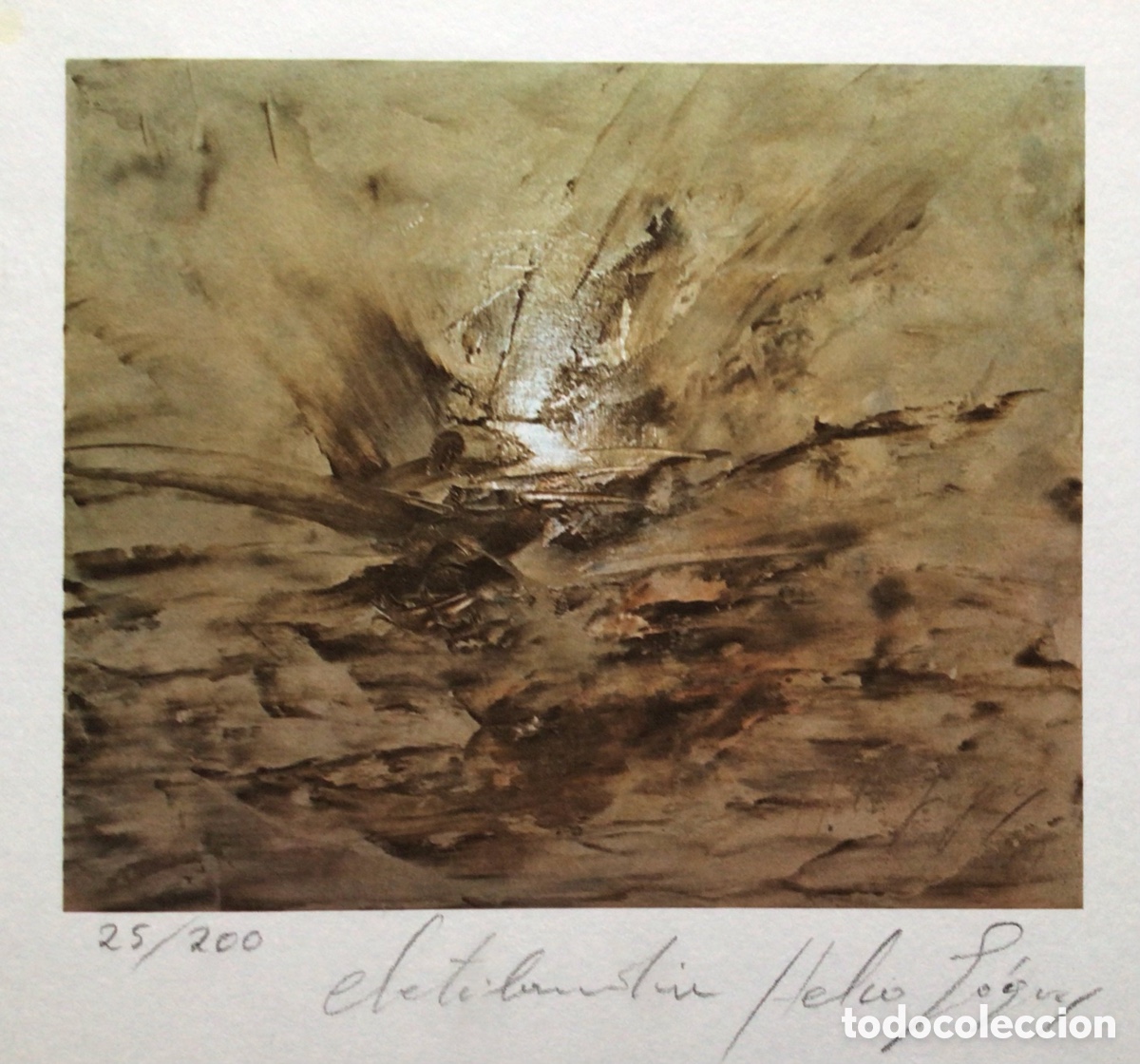 Arte: Serigraf&iacute;a original Helio Gogar - Foto 3