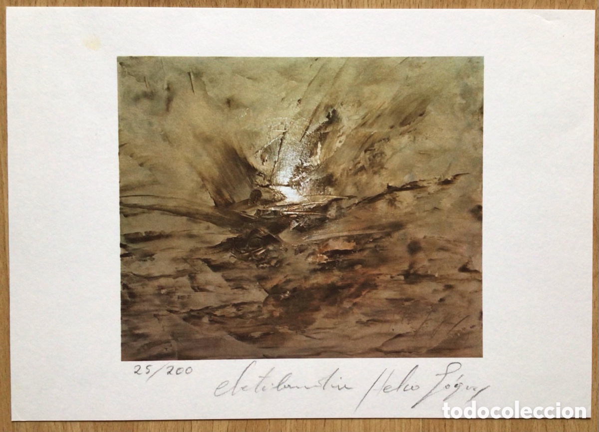 Arte: Serigraf&iacute;a original Helio Gogar