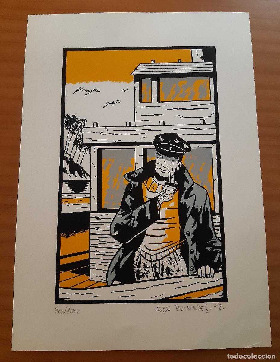 Arte: JUAN PUCHADES - SERIGRAF&Iacute;A FIRMADA Y NUMERADA POR EL ARTISTA - 30/100 - A&Ntilde;O 1992 &ndash; PERFECTO ESTADO