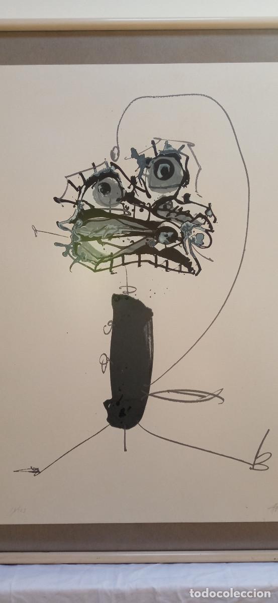 Arte: Antonio Saura - &rdquo;Marina&rdquo; (1973) - Serigraf&iacute;a Original Firmada y Numerada 13/125