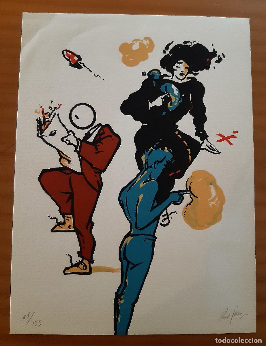 Art: PERE JOAN - SERIGRAF&Iacute;A FIRMADA Y NUMERADA POR EL ARTISTA - FELICITACI&Oacute;N A&Ntilde;O NUEVO &ndash; PERFECTO ESTADO