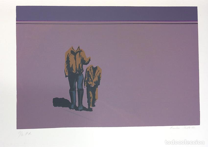 Arte: Emilio Prieto (Madrid 1940-2004). Firmado a l&aacute;piz. Prueba de artista, 1971