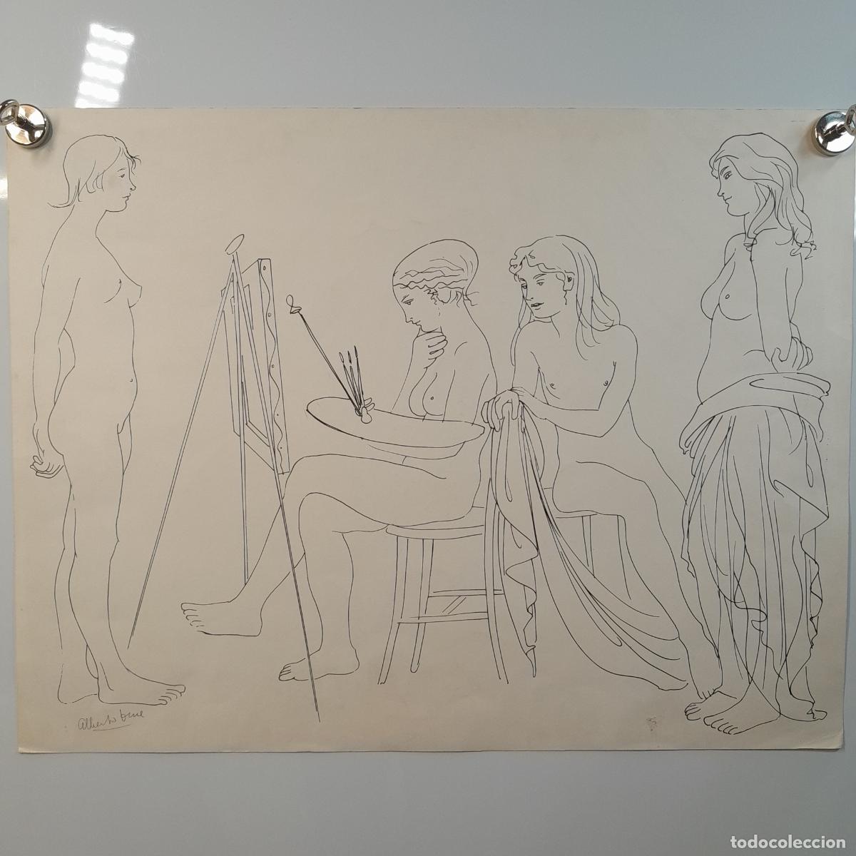 Arte: ALBERTO DUCE VAQUERO (ZARAGOZA, 1915-2003). SERIGRAF&Iacute;A. S&Iacute;N TITULO. FECHADA 1985.