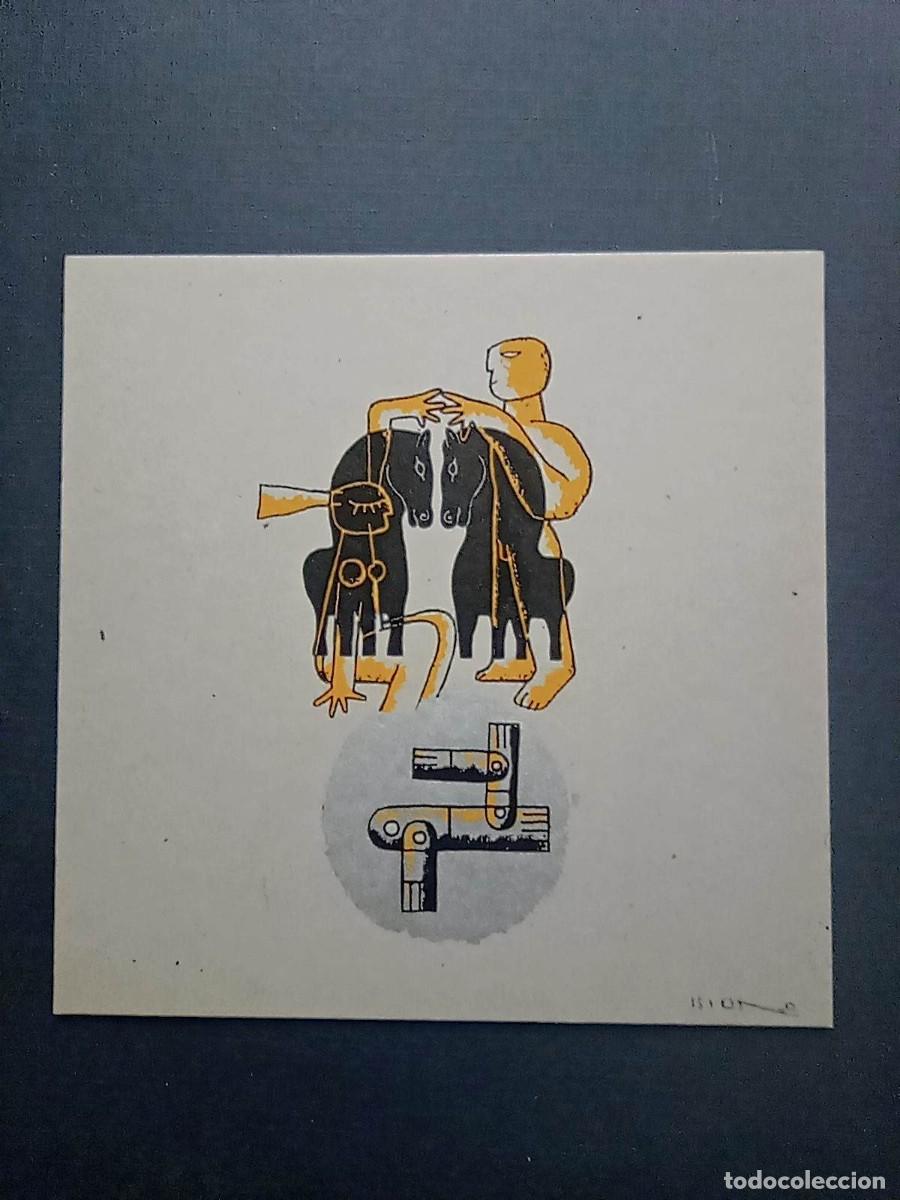 Art: ISIDRO FERRER. PREMIO NACIONAL DE DISE&Ntilde;O. SERIGRAF&Iacute;A A TRES TINTAS. AD&Aacute;N Y EVA, CABALLOS, PECES. VER